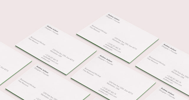 Download Psd Business Card Mock Up Isometric View Mockup Hunt PSD Mockup Templates