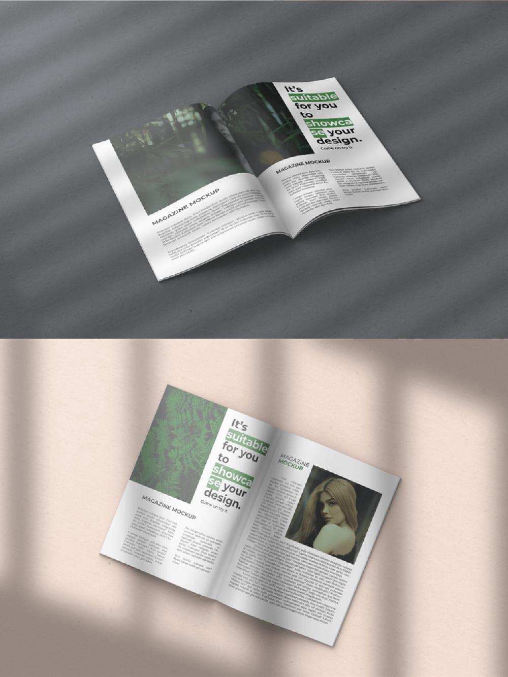 Download Minimalist Magazine Mockup Psd Mockup Hunt