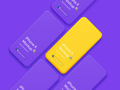 Download Simple iPhone X PSD Mockups - Mockup Hunt