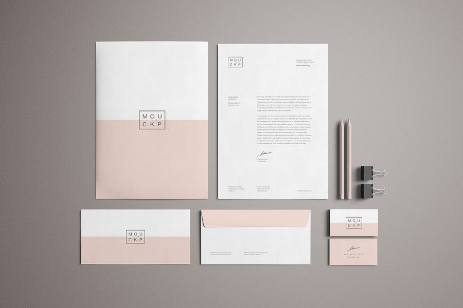 Advanced Clean Branding Stationery Mockup Business Card And Letterhead Mockup Hunt