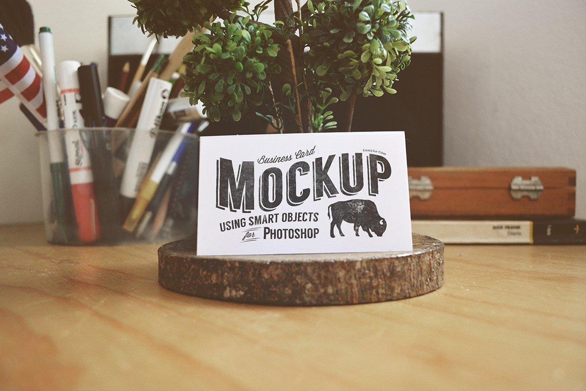 Download Vintage Business Card (Mockup) - Mockup Hunt