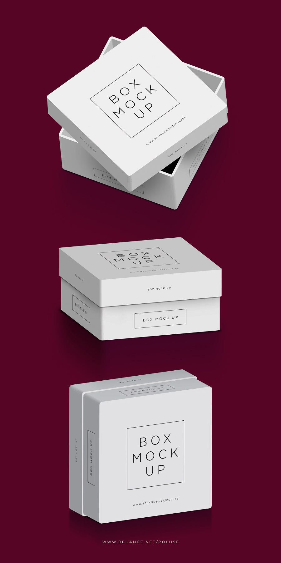 Download White Square Psd Packaging Box Mockup Mockup Hunt