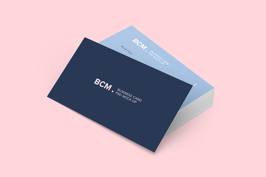 Download Super Clean Business Card Mockups Stack Size 90x50 Mockup Hunt
