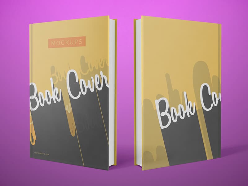 Download Clean Front And Back Cover Book Mockups Mockup Hunt