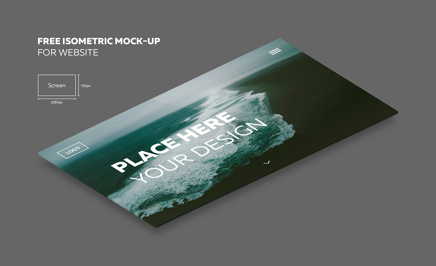 Download Isometric Website Display Psd Mockup Mockup Hunt Yellowimages Mockups