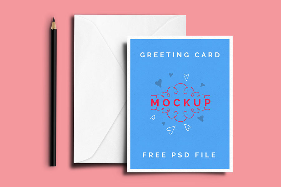 Download Free Invitation Card Mockups Free Psd Mockup Templates Mockup Hunt