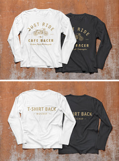 Download Long Sleeve T Shirt Mockup Psd Mockup Hunt