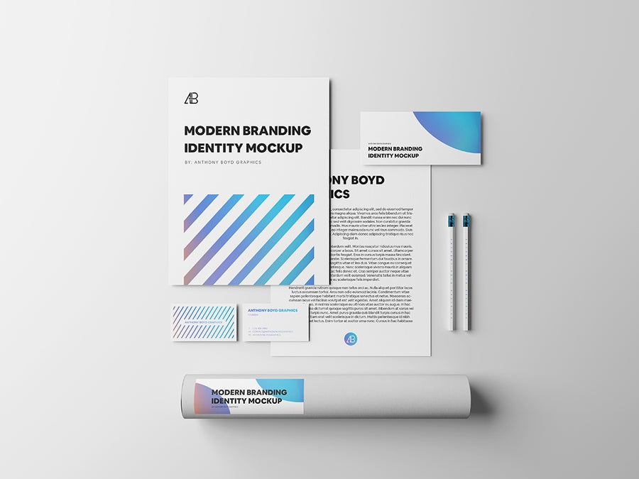 Free Branding Stationery Mockups Free Psd Mockup Templates Mockup Hunt