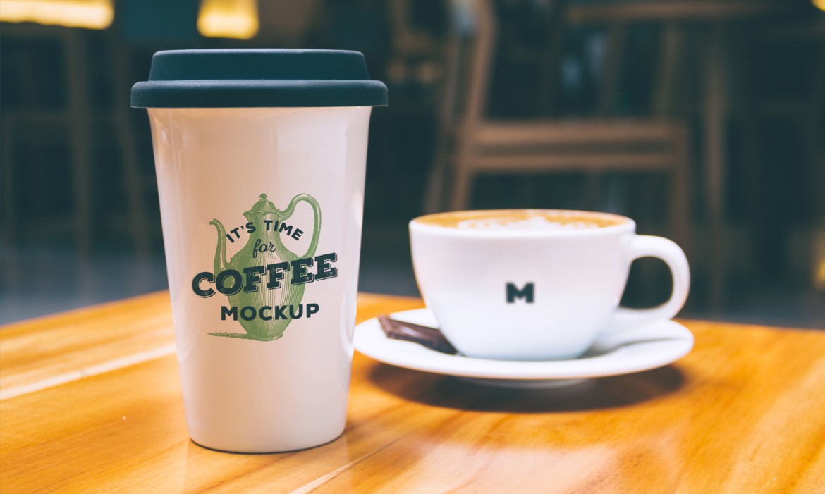 Download Coffee Mug and Cappuccino Coffee Cup Mockup - Mockup Hunt