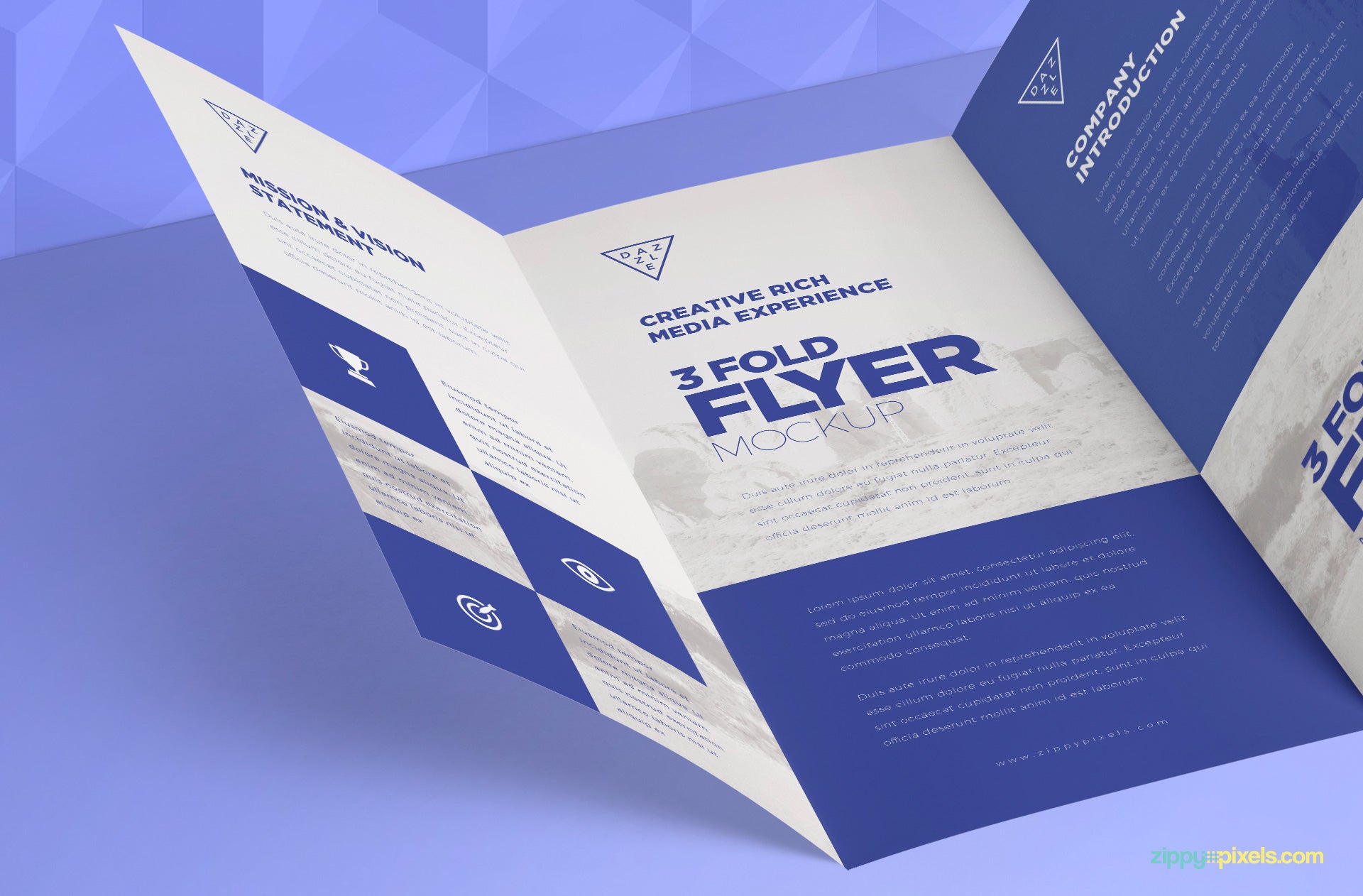 Download Tri Fold Brochure Mockups Mockup Hunt PSD Mockup Templates