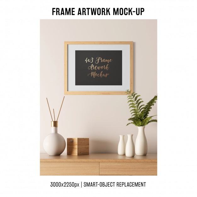 Download Artistic And Creative White Frame Mockup Mockup Hunt