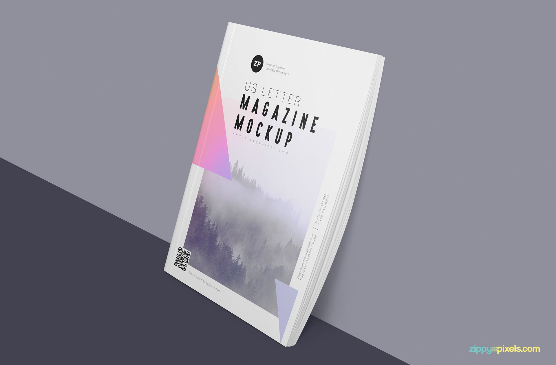 Download 2 Us Letter Magazine Mockups Mockup Hunt