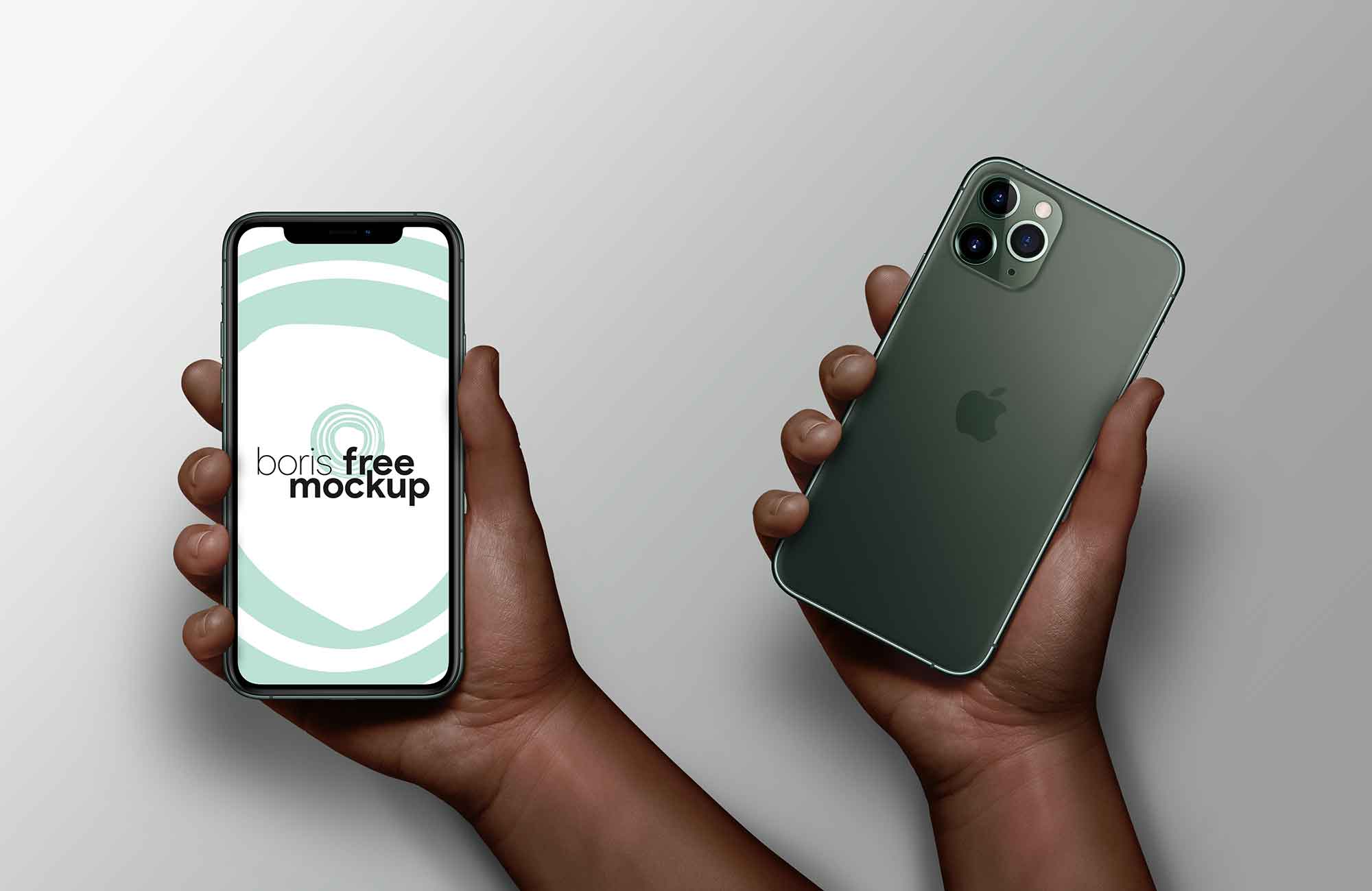 Download iPhone 11 Pro Max Mockup in a Hand - Mockup Hunt