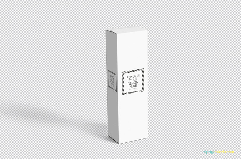 Download Vertical Box Mockup Cardboard - Mockup Hunt