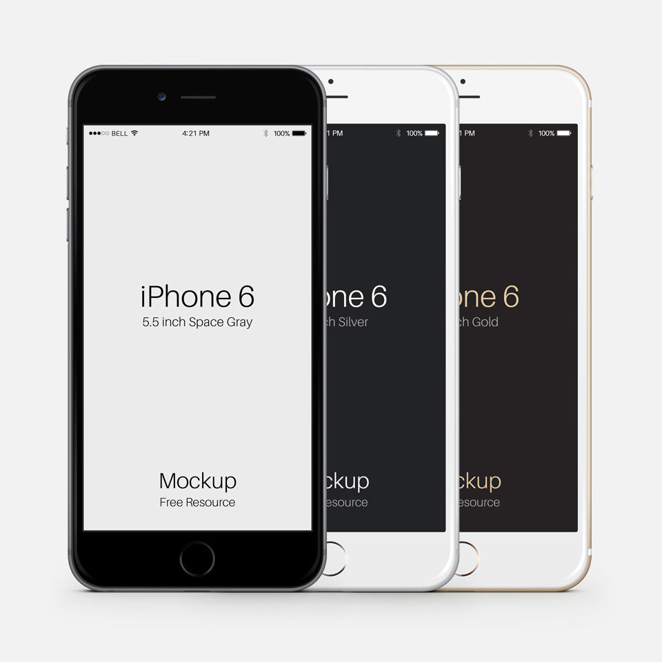 Download iPhone 6 Plus Vector Mockup Photoshop - Mockup Hunt