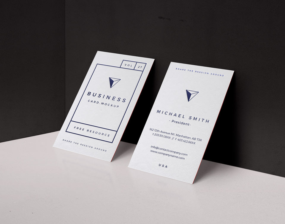 Download Business Card Mockup Photoshop Mockup Hunt