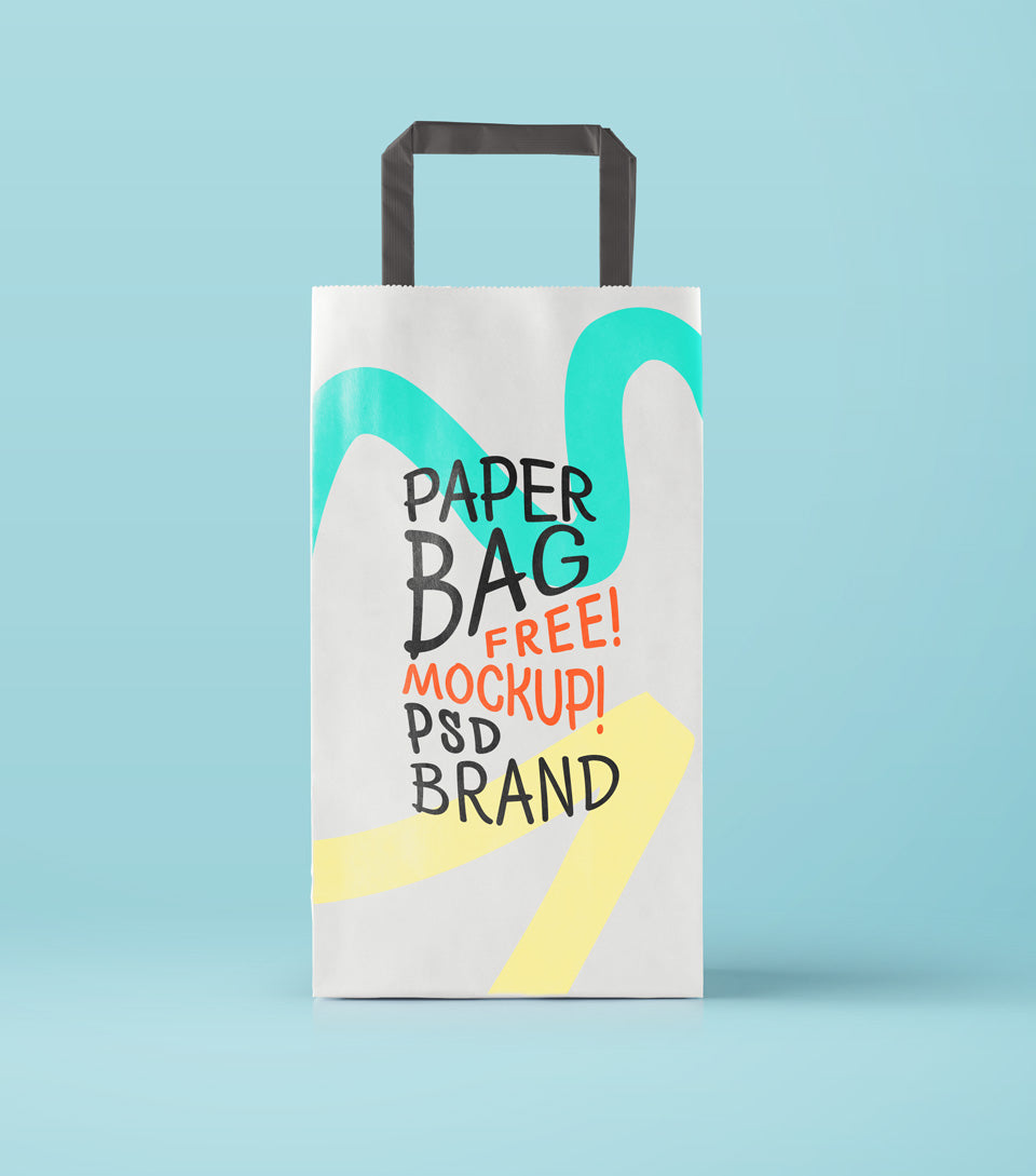 Download Paper Bag Mockup Front View - Mockup Hunt