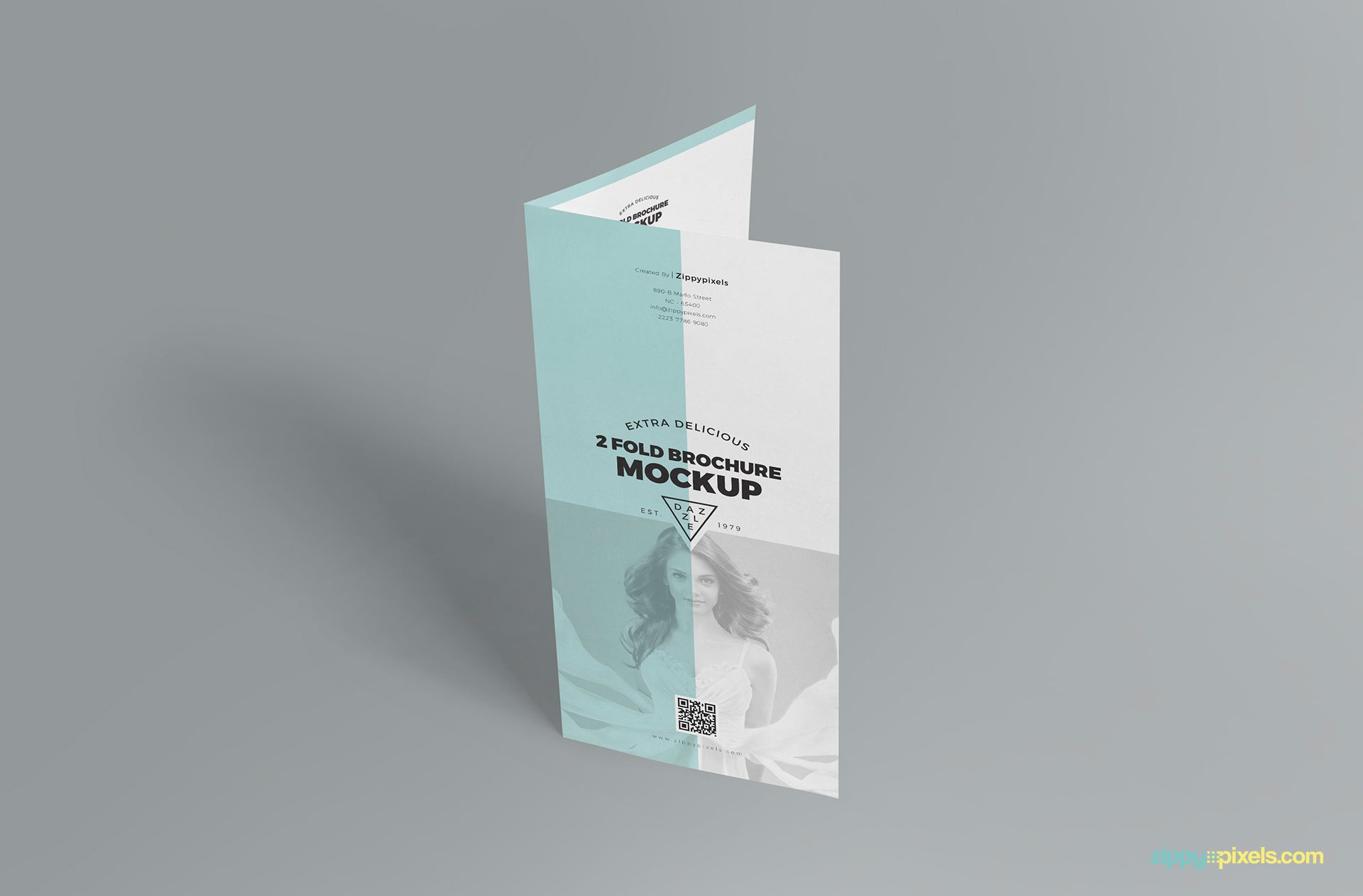 Download Slick 2 Fold Brochure Mockup Psd Mockup Hunt