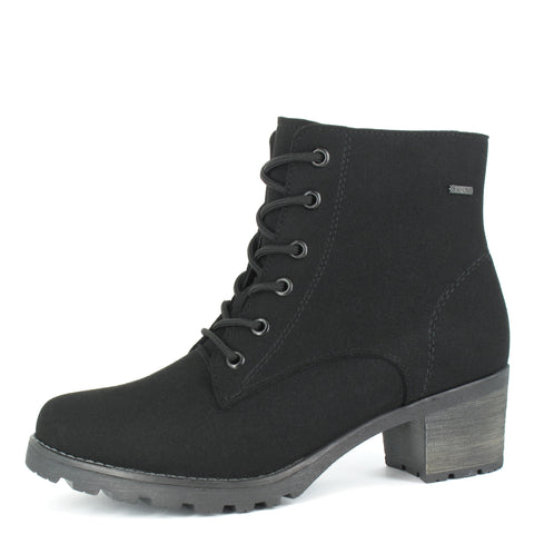 vegan heeled boots