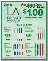 2018 LA Promo Products Under $1