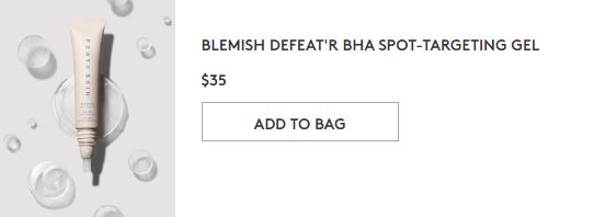 Blemish Defeat'r BHA Spot-Targeting Gel