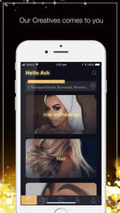 Lashd App Home Screen