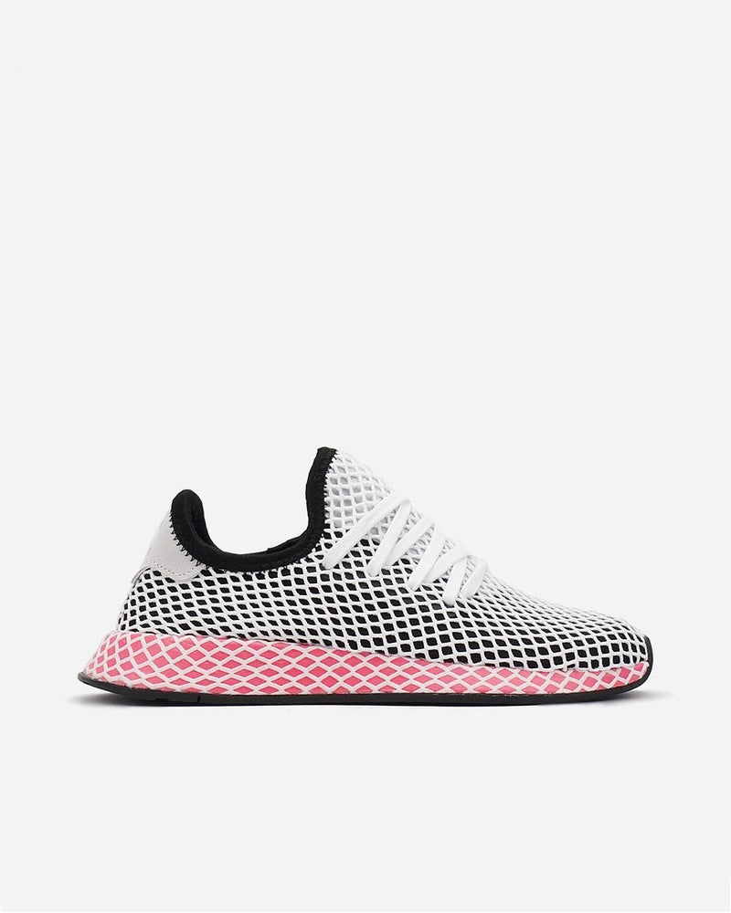 adidas deerupt womens black and pink