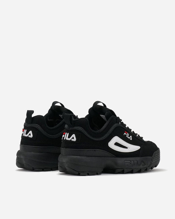 fila disruptor white and red