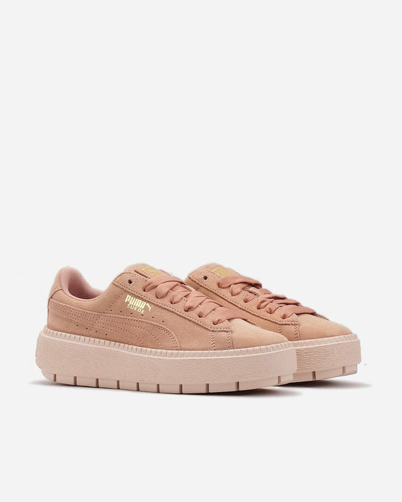 puma platform trace peach