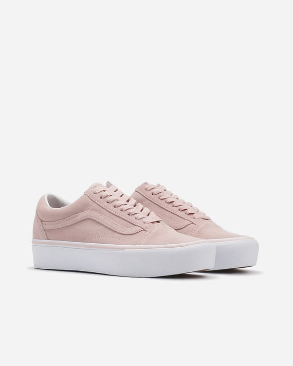 vans old skool platform sepia rose