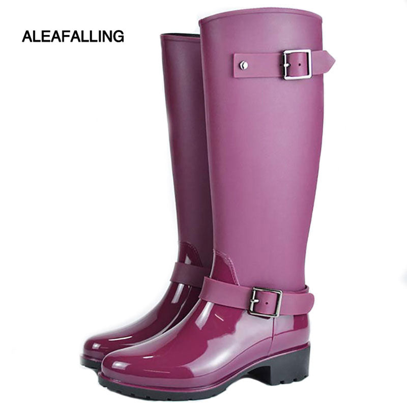 preppy rain boots