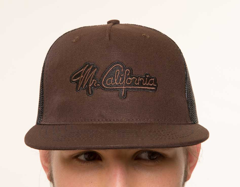 Download Men's Trucker and Snap Back Hats in Brown | Mr. California