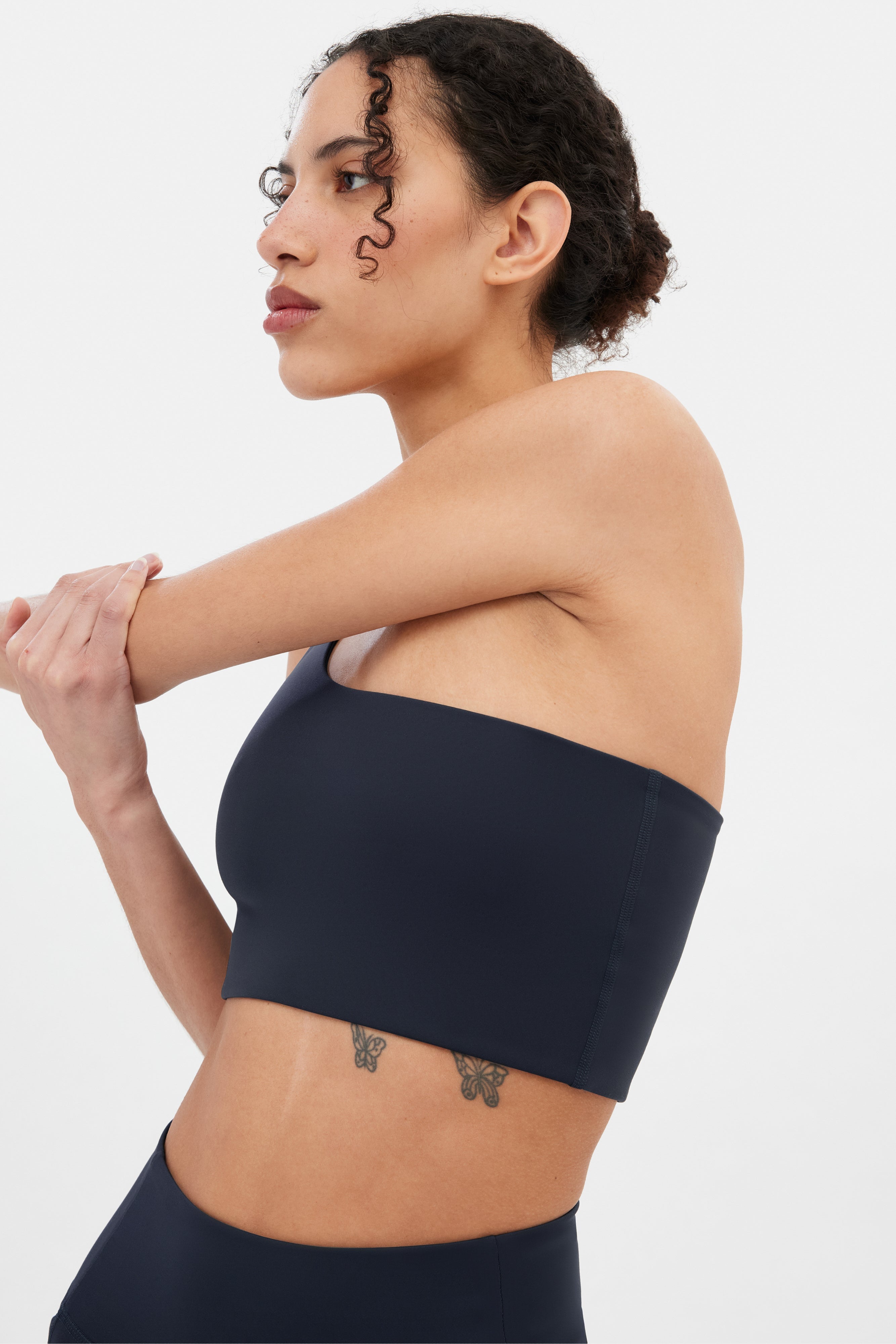 Shop Girlfriend Collective Skyline Bianca One Shoulder Bra