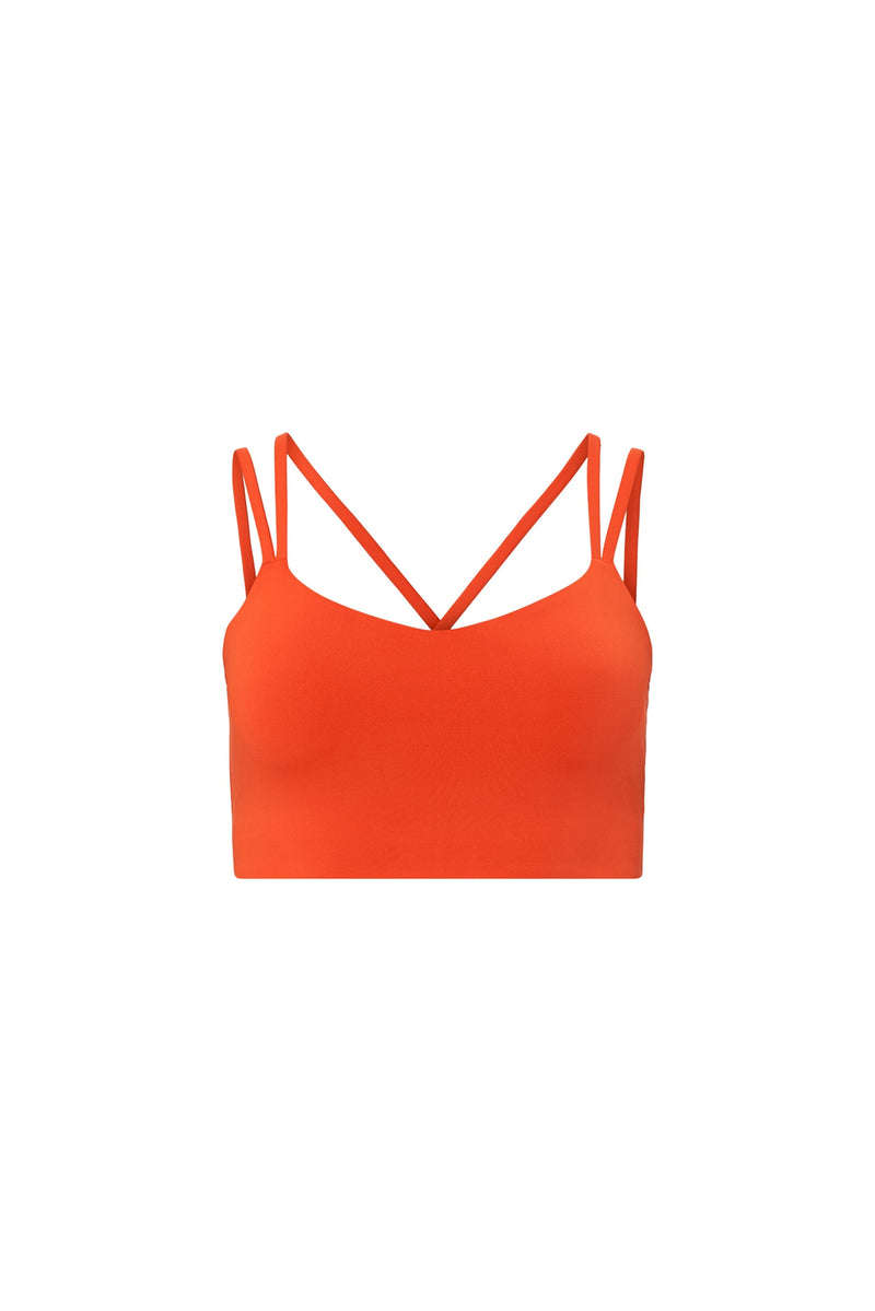 Girls' Reversible Sports Bra - All In Motion™ Orange L : Target