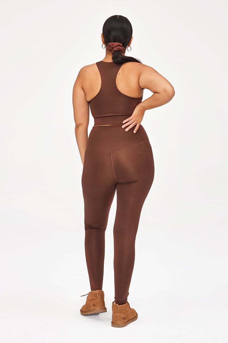 Girlfriend Collective High Rise Compressive Leggings - Earth on Garmentory
