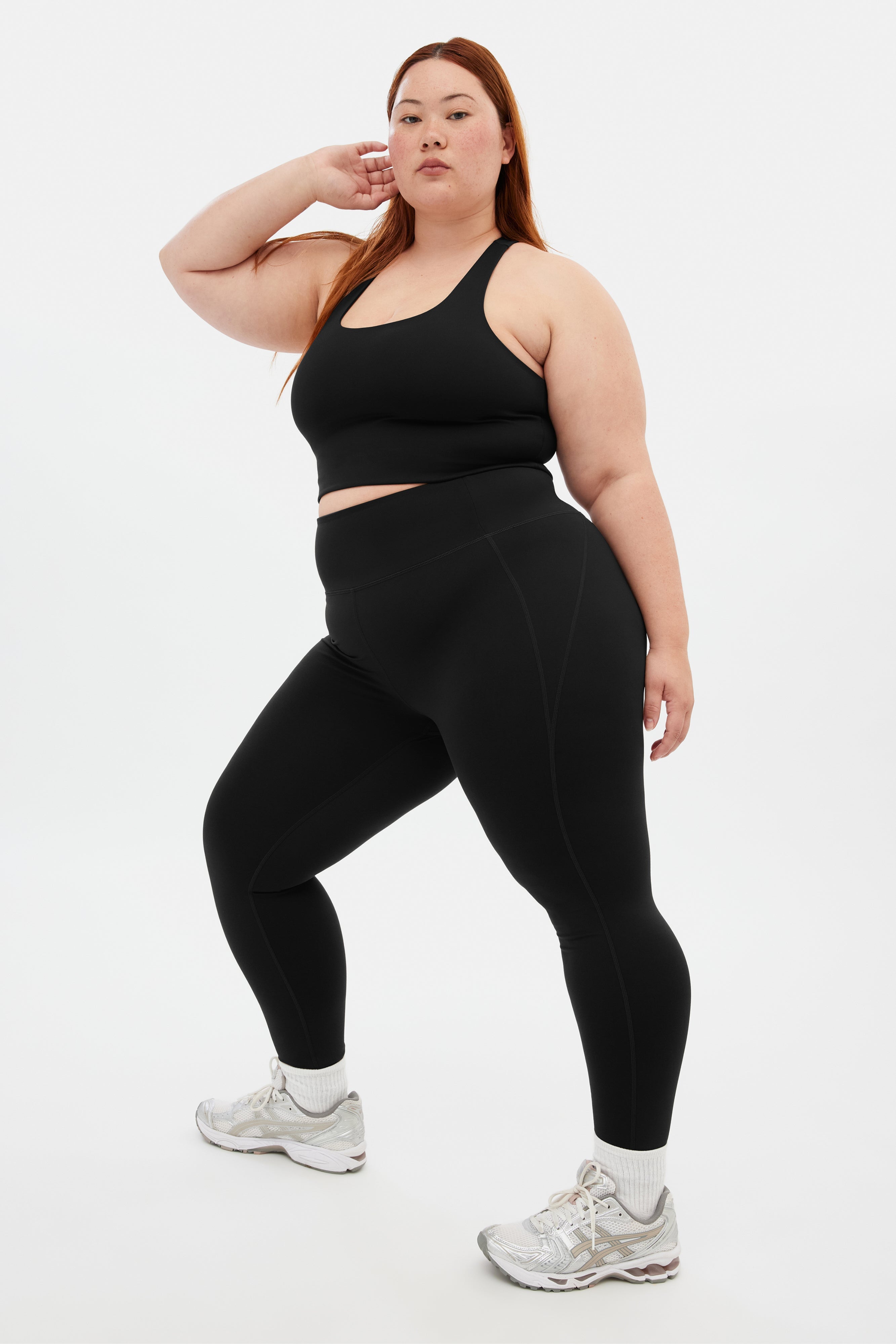 Black Compressive High-Rise Legging