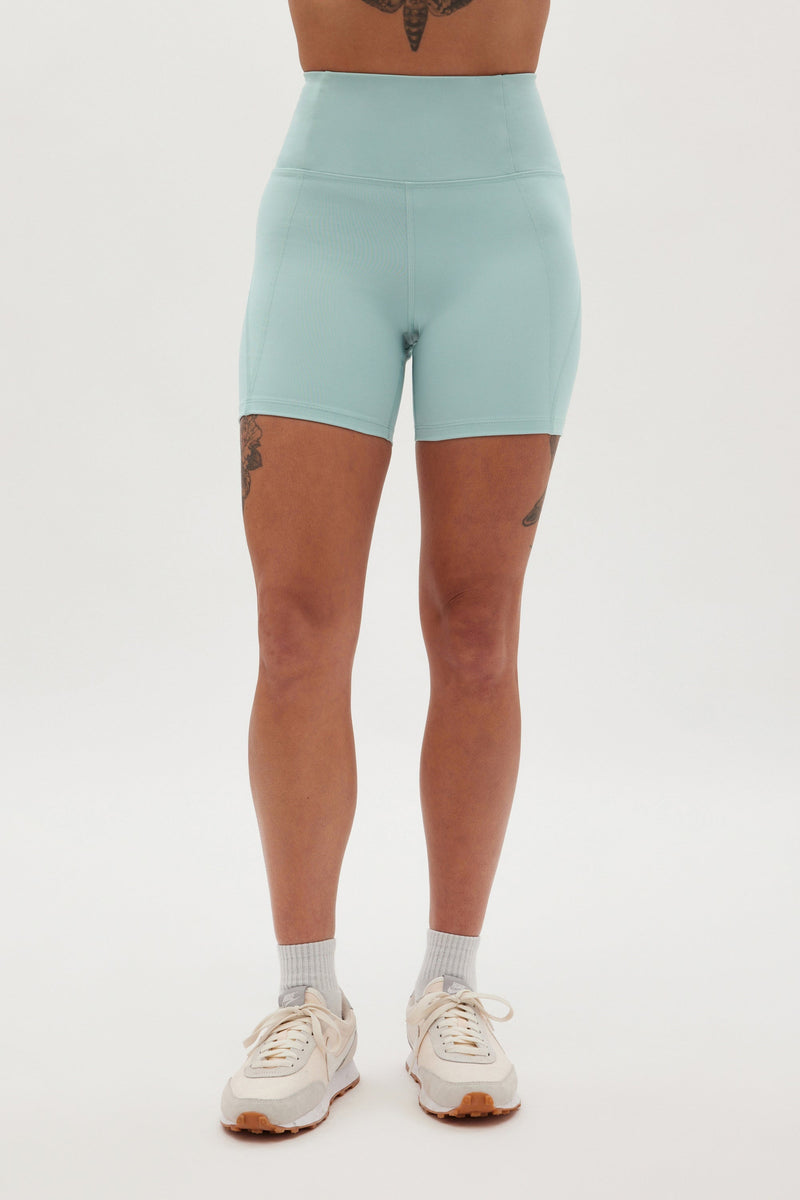 Girlfriend Collective High Rise Bike and High Rise Run Shorts