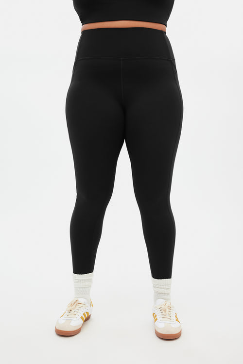 Black Compressive Pocket Legging