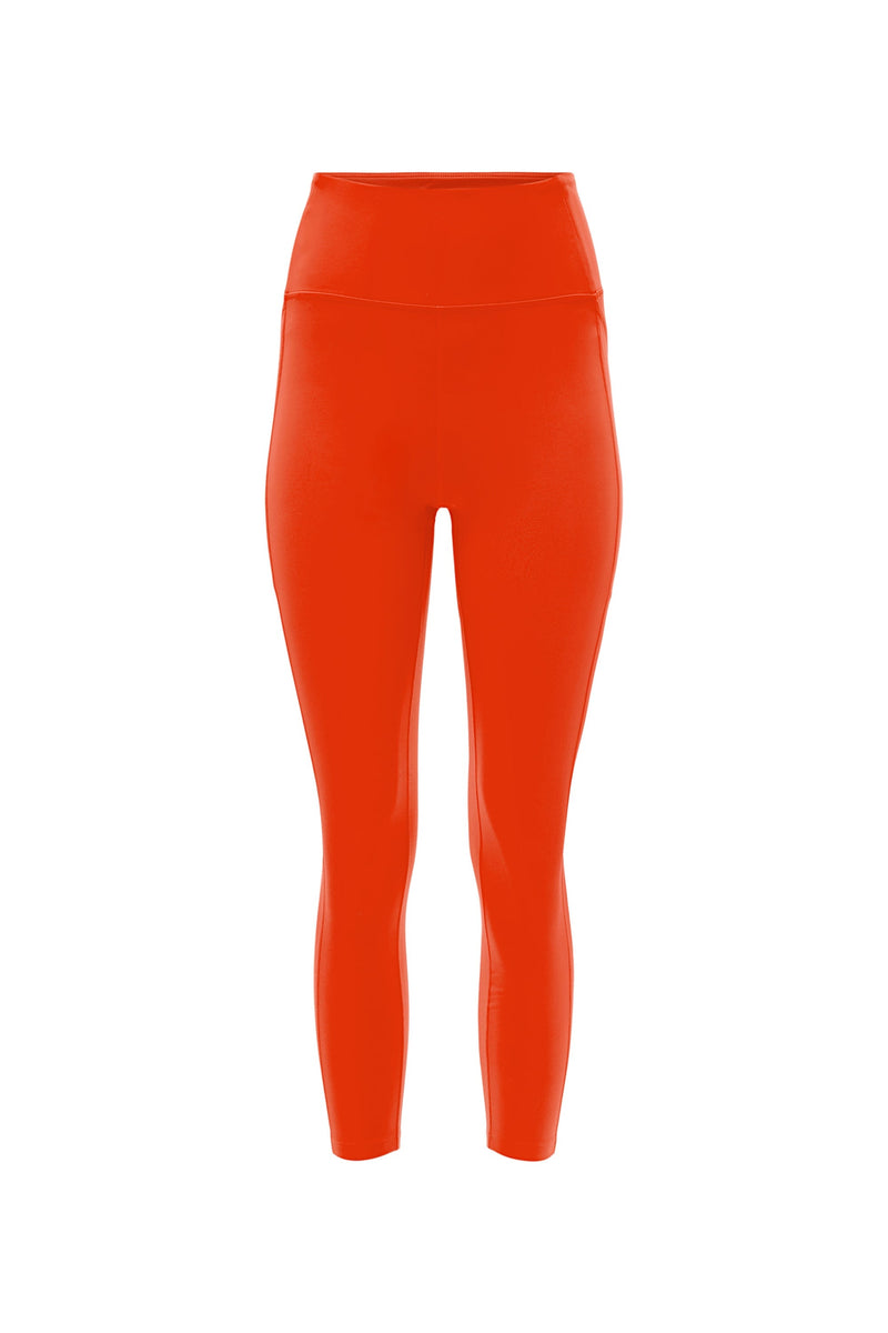 Blood Orange Compressive Pocket Legging — Girlfriend Collective