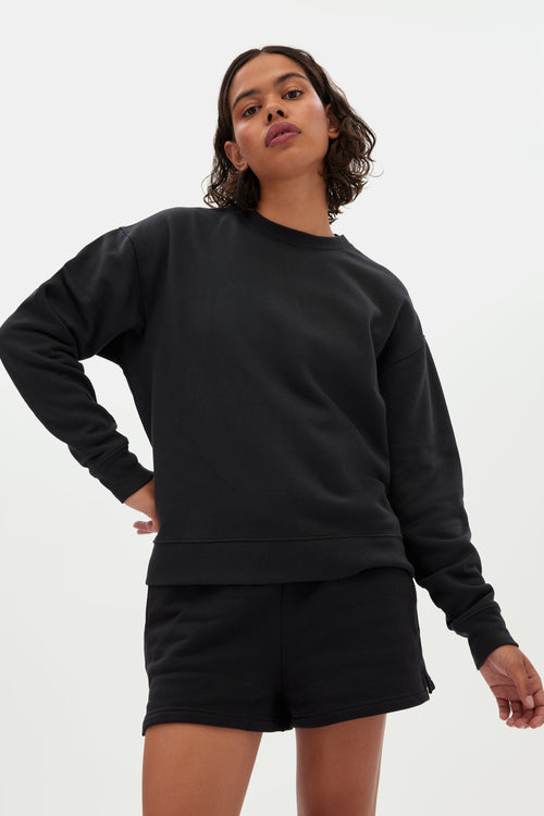 Black 50/50 Classic Sweatshirt