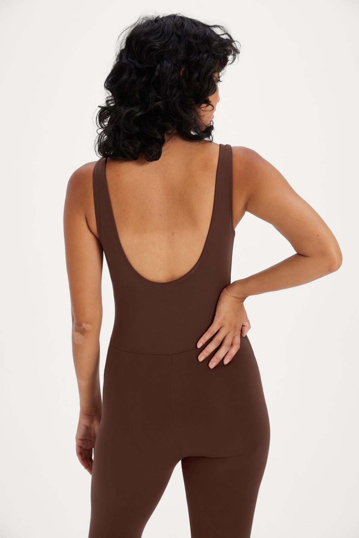 Black Scoop Unitard — Girlfriend Collective