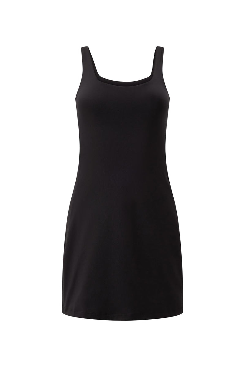 Black Tommy Dress — Girlfriend Collective