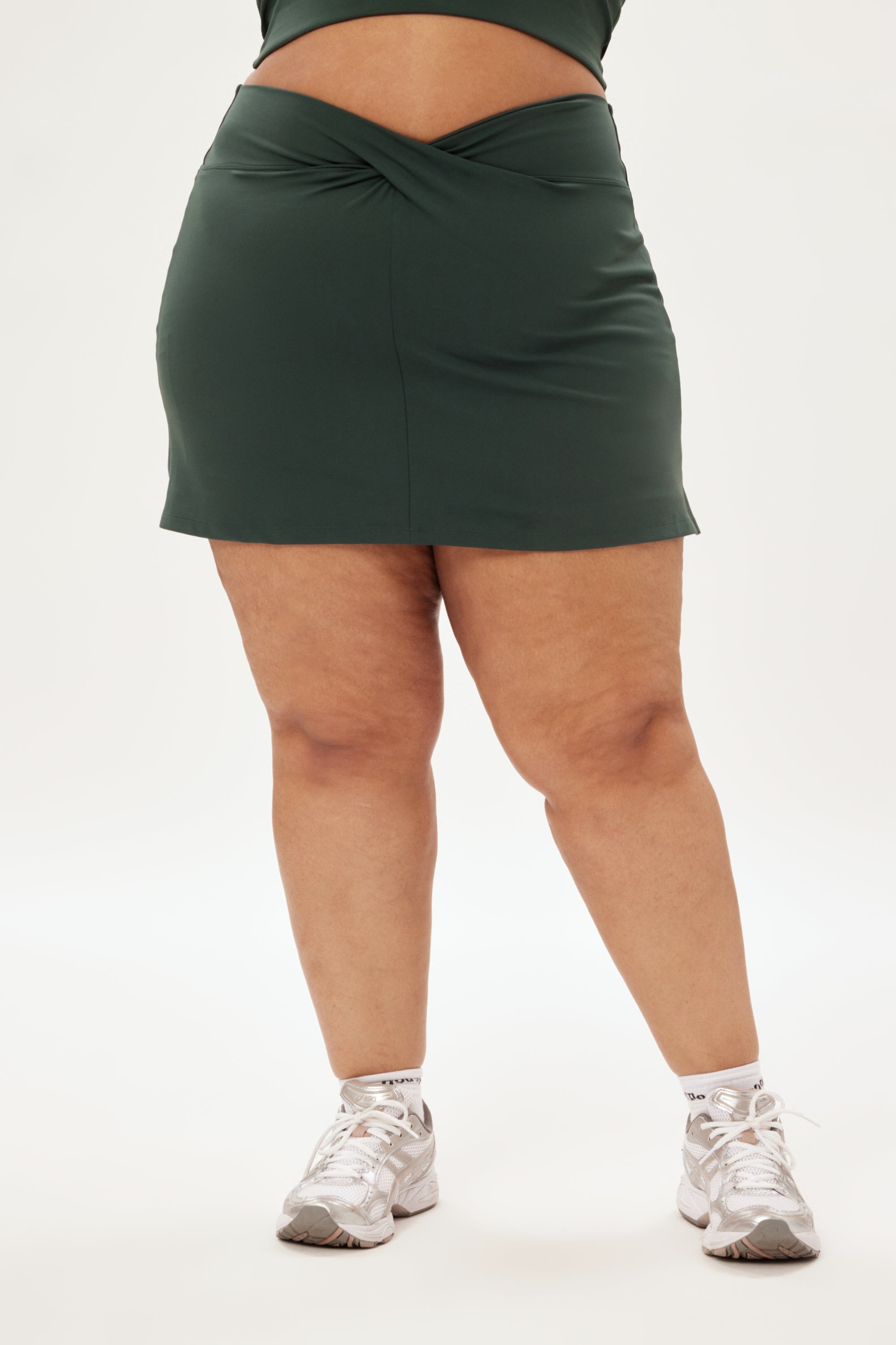 Teez-Her Womens Embellished Grommet Smooth & Slim Skort