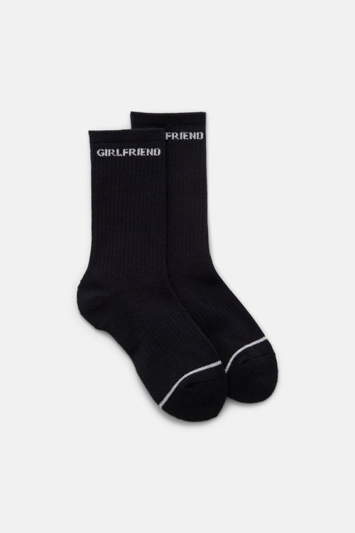 Black Crew Sock