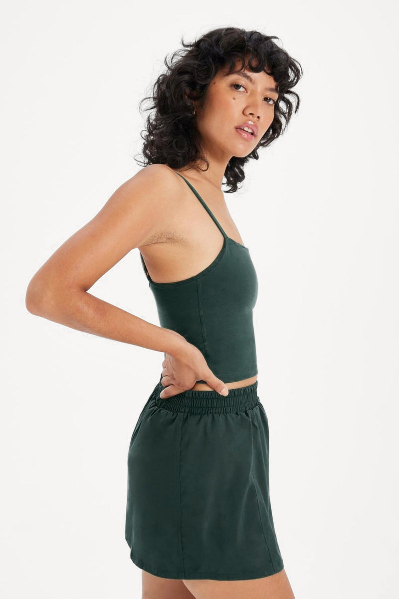 Moss Devon Compressive Cami — Girlfriend Collective