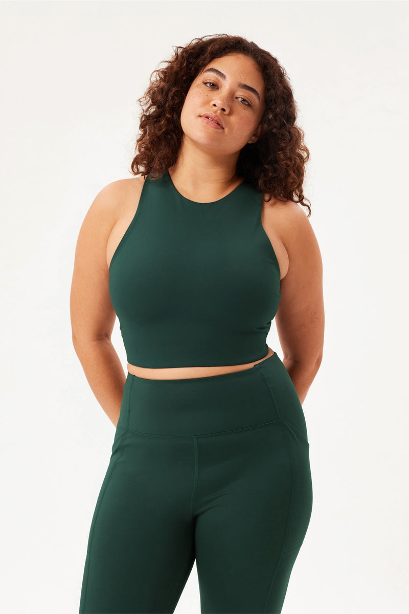 Girlfriend Collective - Dylan Crop Top Ivory 5XL