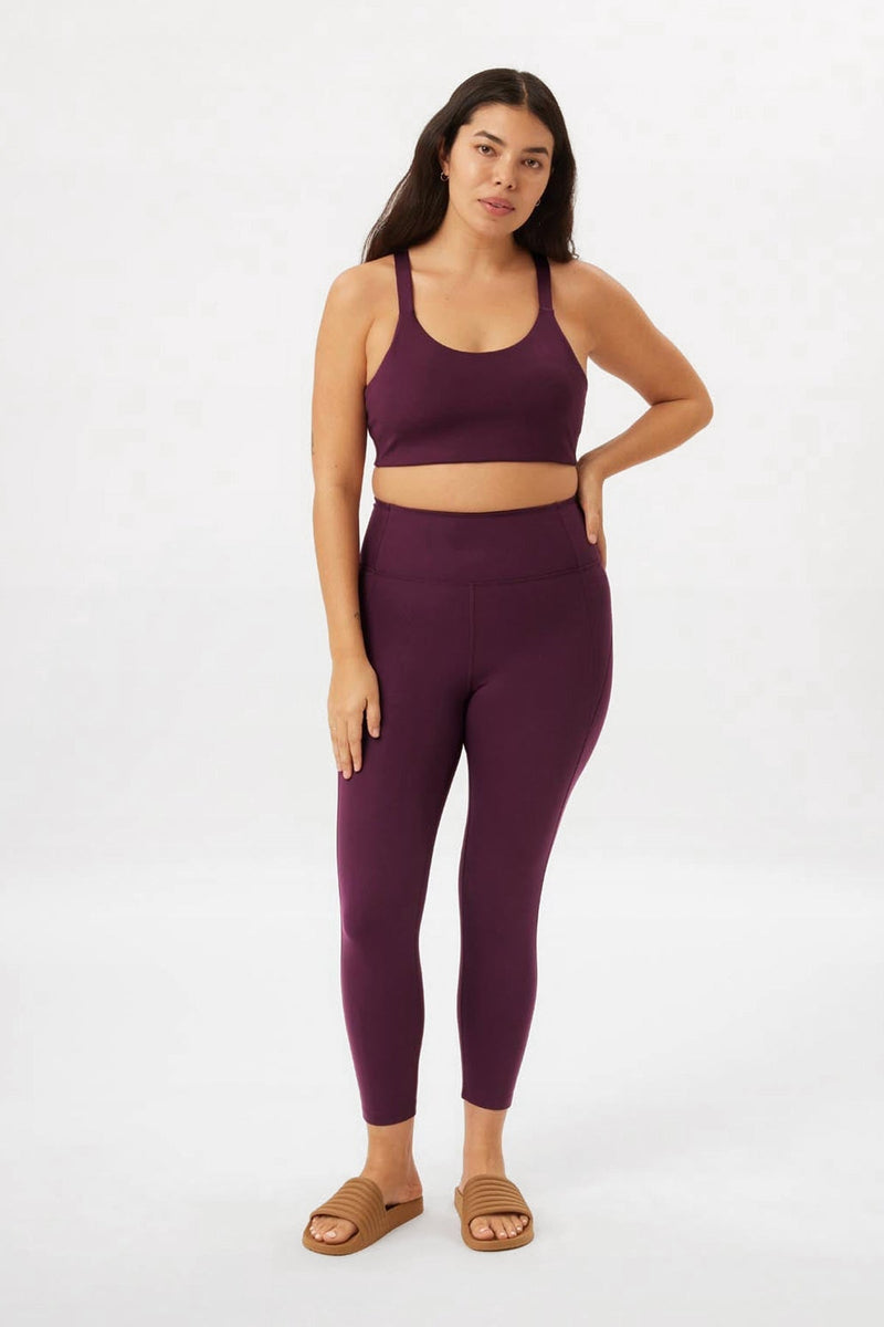 Girlfriend Collective Plum Compressive High-Rise Legging Medium - $51 -  From Kealy