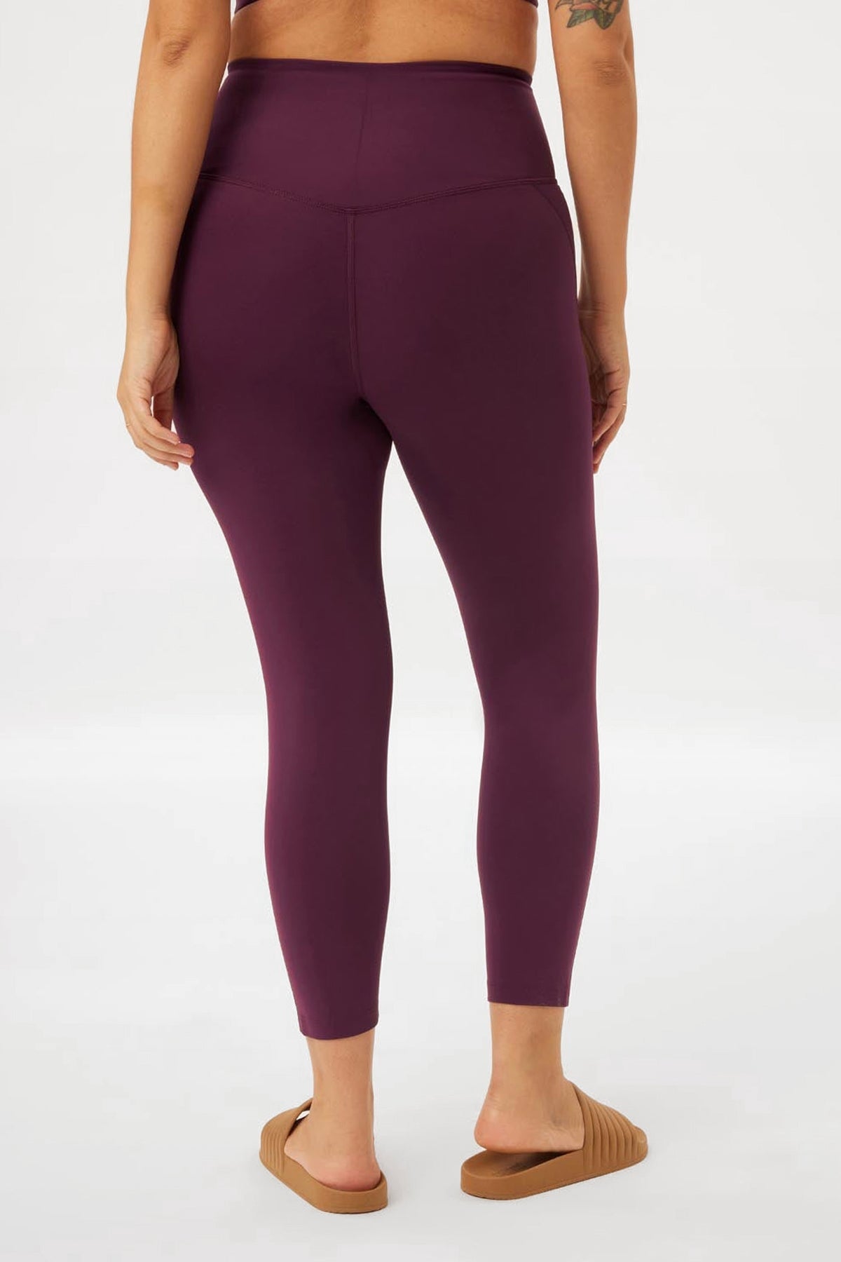 girlfriend collective, Pants & Jumpsuits, Girlfriend Collective High Rise  Compressive Leggings Plum Womens Small