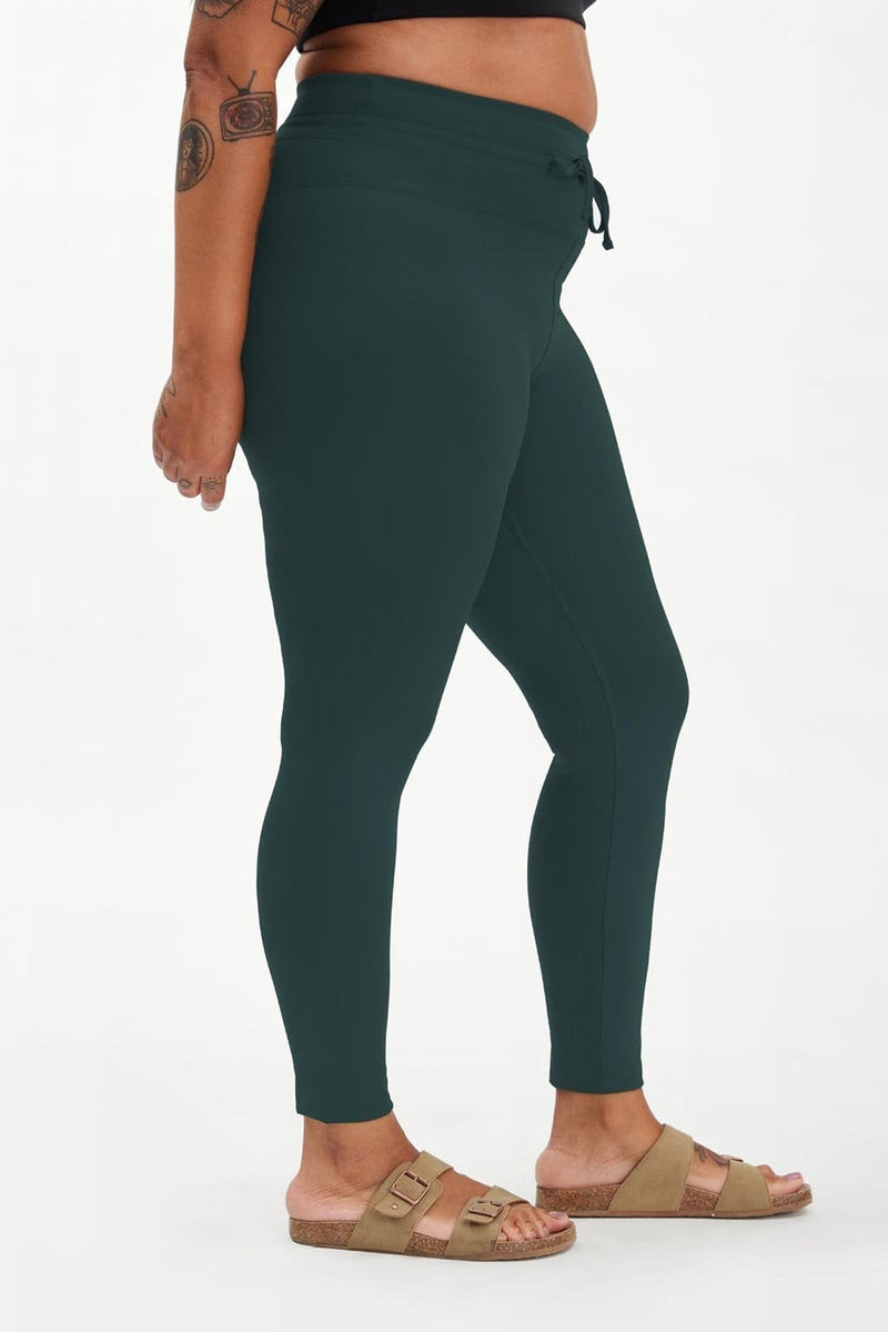 Moss Compressive Drawstring Legging — Girlfriend Collective