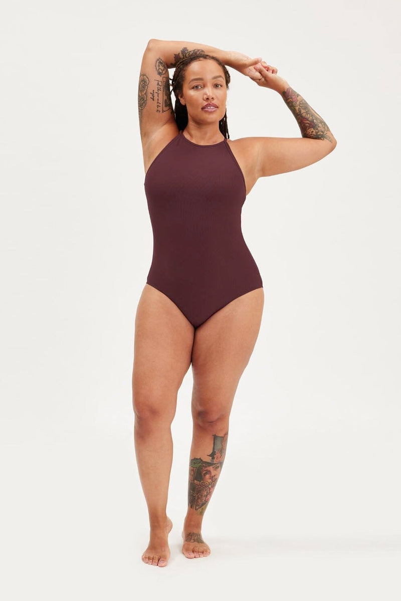 Thistle Marlow High Neck Bodysuit — Girlfriend Collective
